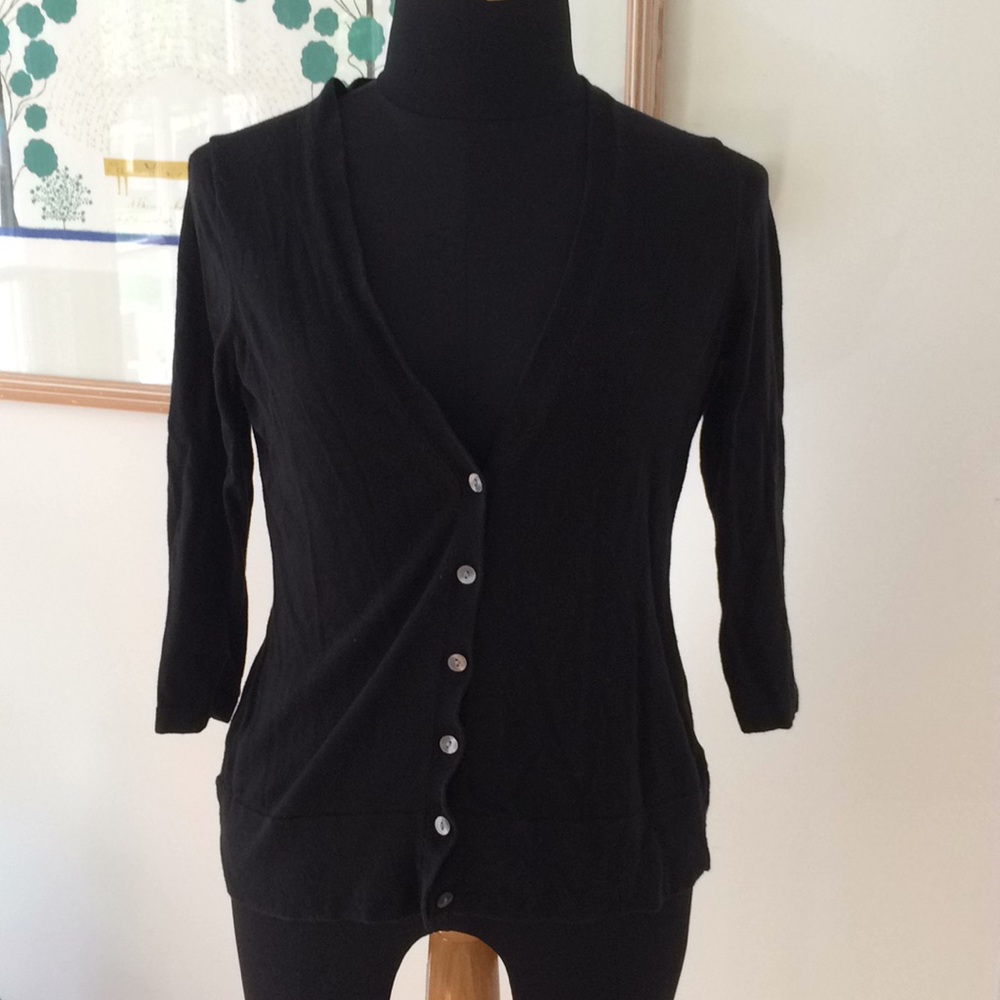 4/$15 SUPER SALE Black Button-DownCardigan